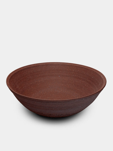 Ingot Objects - Ash-Glazed Ceramic Deep Serving Bowl -  - ABASK - 