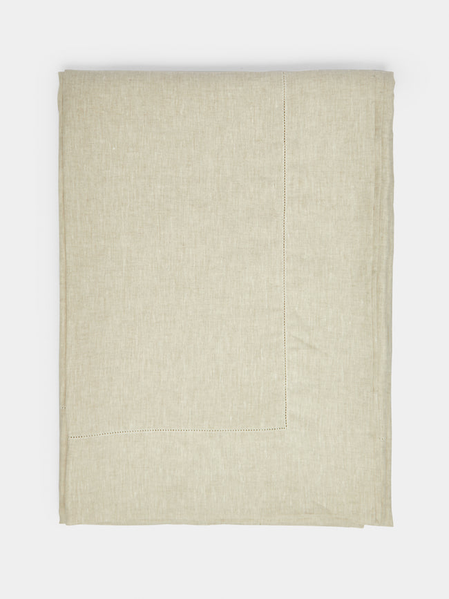 Angela Wickstead - Capri Linen Rectangular Tablecloth - Grey - ABASK - 