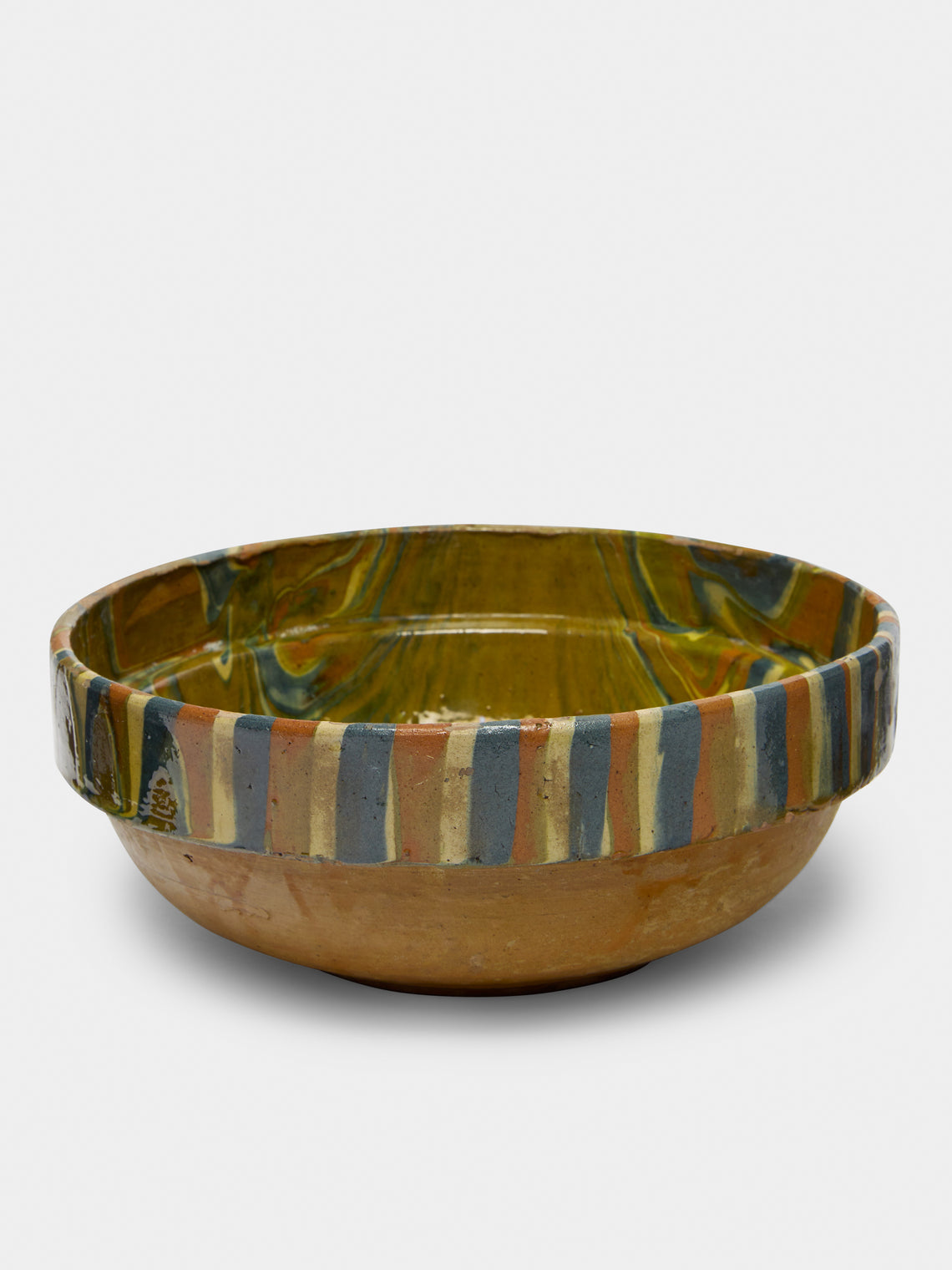 Antique and Vintage - 1950-1970 Romanian Bowl - Green - ABASK - 