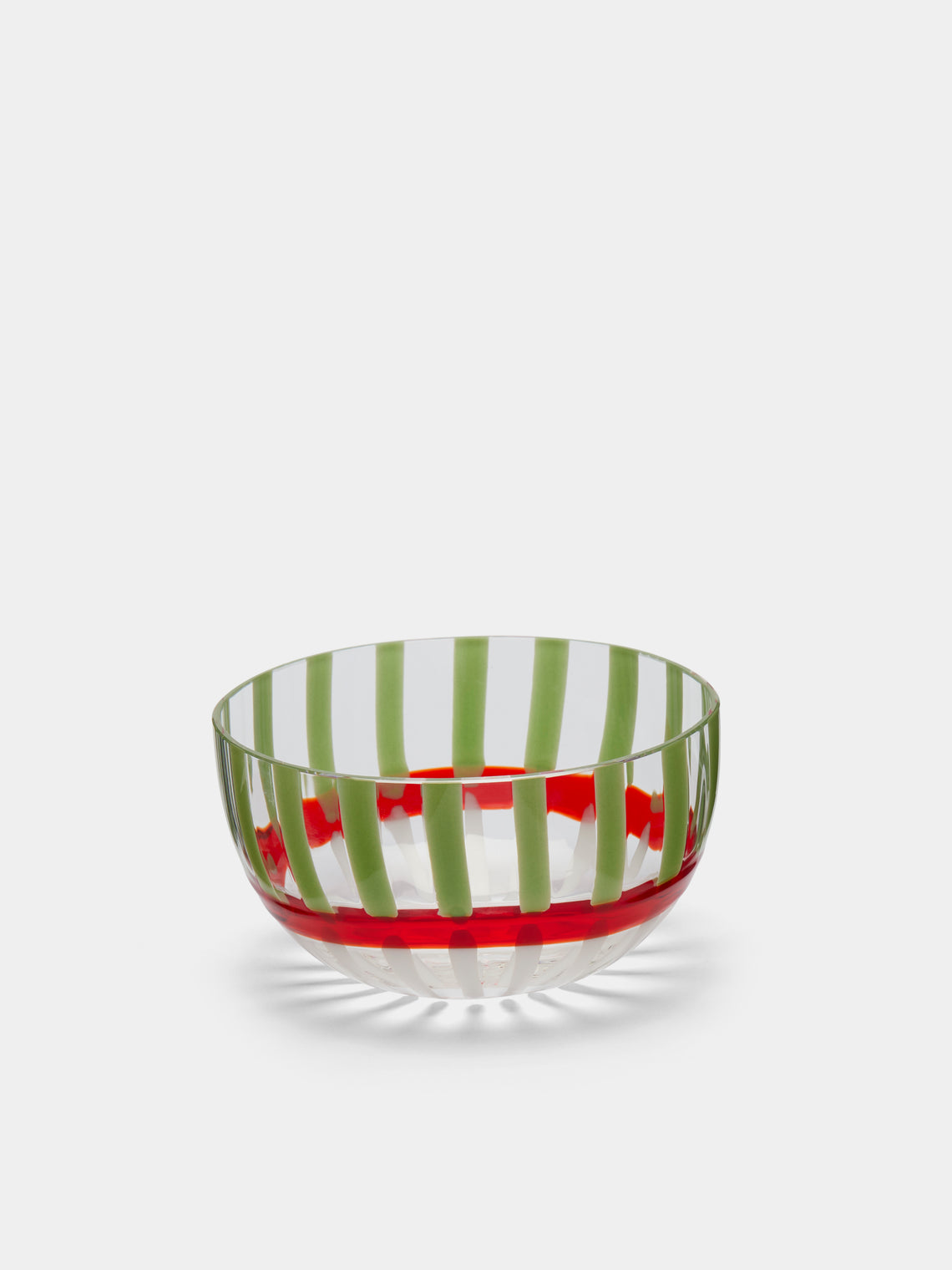 Carlo Moretti - Le Diverse Hand-Blown Murano Glass Small Bowl - Green - ABASK