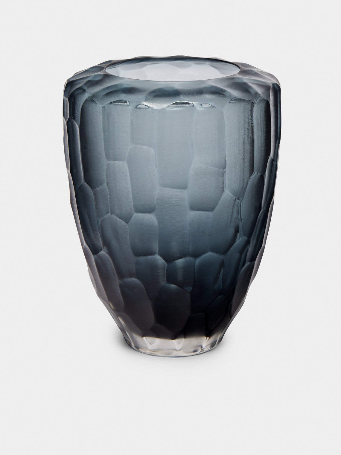 Micheluzzi Glass - Goccia Oceano Hand-Blown Murano Glass Vase - Blue - ABASK - 