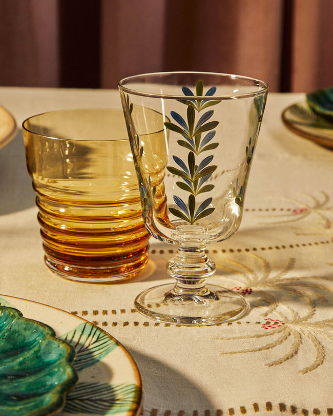 Jalisco Hand-Painted Stemmed Glasses (Set of 6)