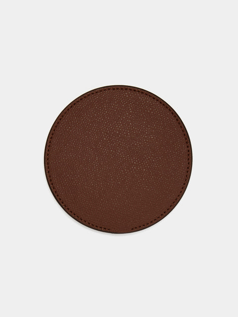 Giobagnara - Nick Leather Fast Wireless Charger - Brown - ABASK - 