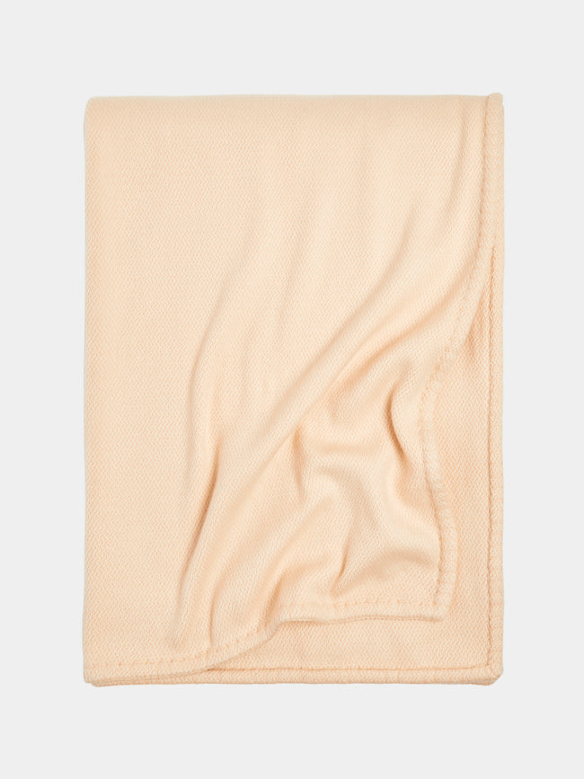 Rose Uniacke - Hand-Dyed Cashmere Large Blanket - Pink - ABASK - 