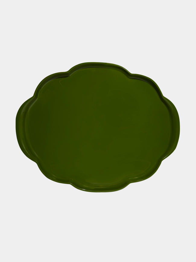 The Lacquer Company - Lacquered Oval Tray -  - ABASK - 