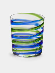Carlo Moretti - Bora Hand-Blown Murano Glass Tumbler - Green - ABASK - 