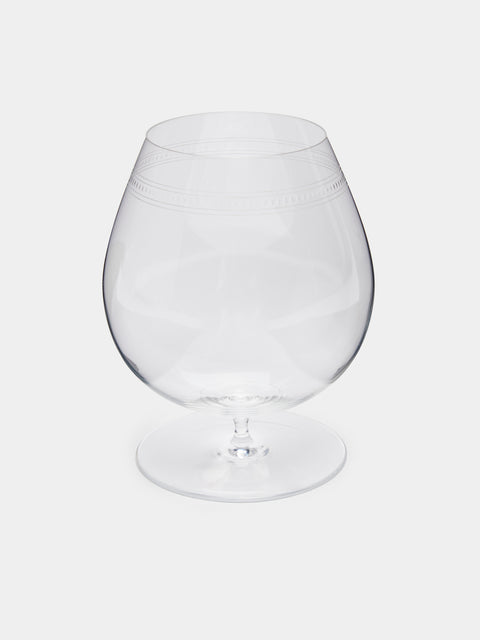 Lobmeyr - Pearlboarder Hand-Blown Crystal Brandy Glass -  - ABASK - 