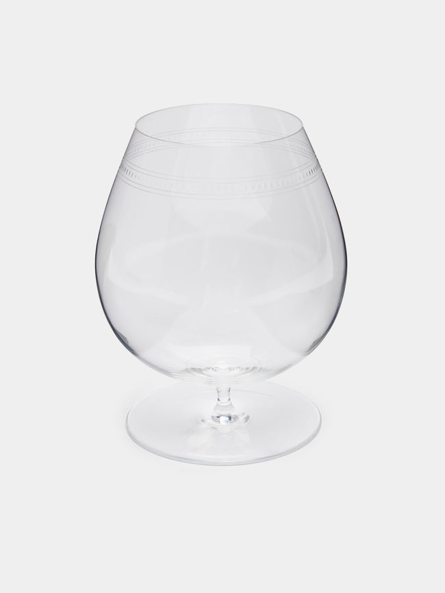 Lobmeyr - Pearlboarder Hand-Blown Crystal Brandy Glass -  - ABASK - 