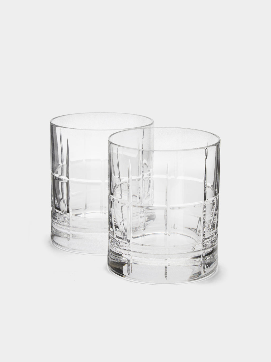 Waterford - Aras Cut Crystal Old Fashioned Glasses (Set of 2) - Clear - ABASK