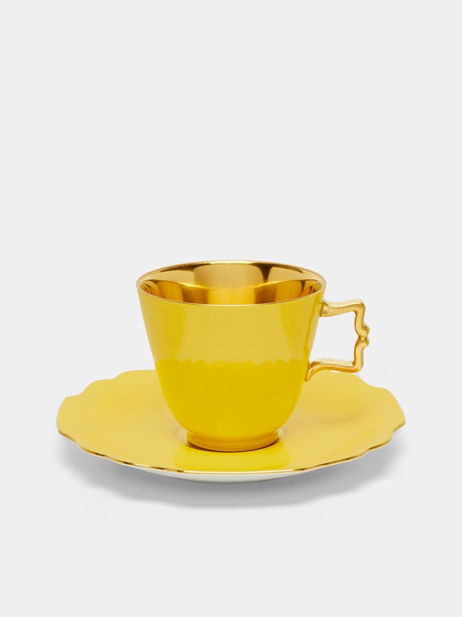 Augarten - Belvedere Hand-Painted Porcelain Coffee Cup and Saucer -  - ABASK - 