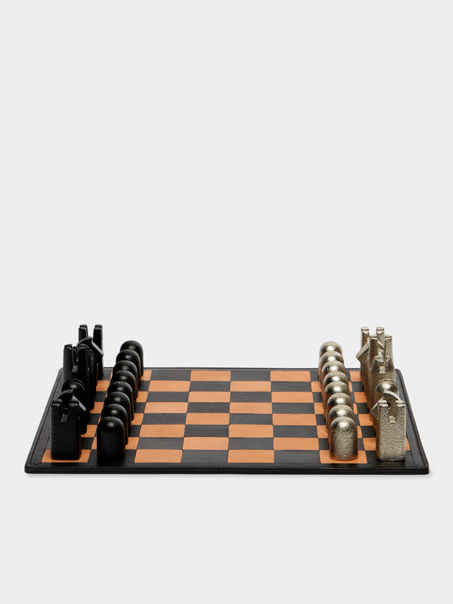 Carl Auböck - Leather and Nickel Chess Set -  - ABASK - 