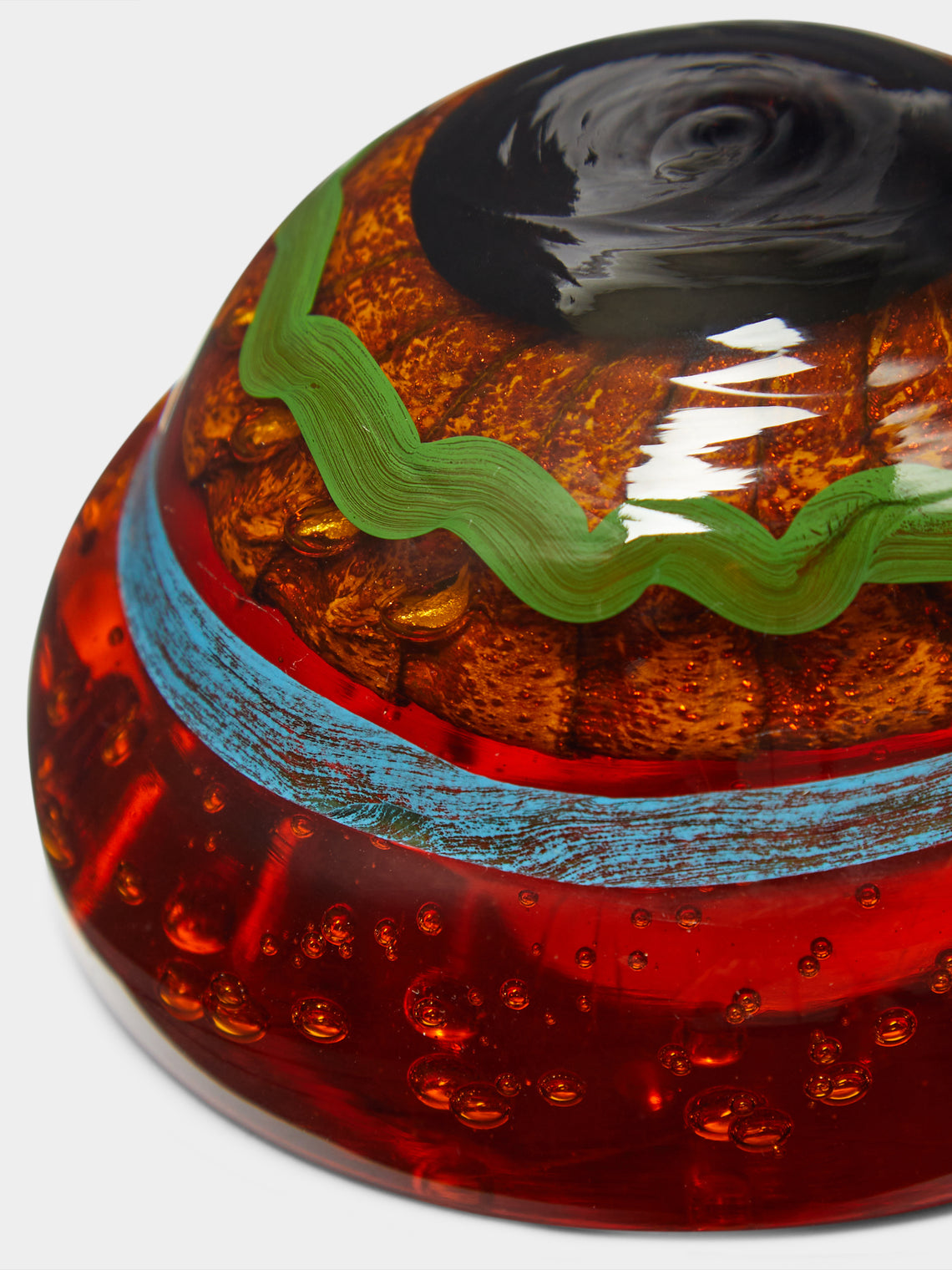 Striulli Vetri D'Arte - Occhio Hand-Blown Murano Glass Paperweight -  - ABASK